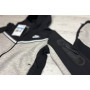 8308 Детски екип Tech Fleece черно сиво